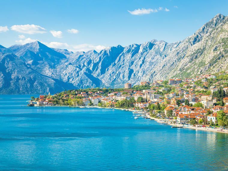 Kotor bukten i Montenegro