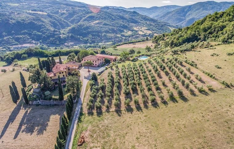 ett av husen du kan hyra i Toscana