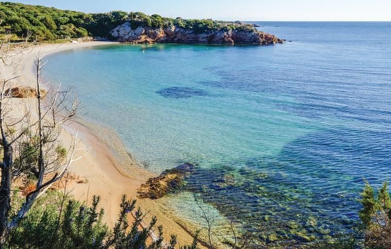 Havet nära Figari på Korsika