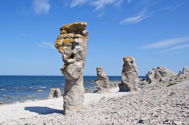 Raukar på Gotland
