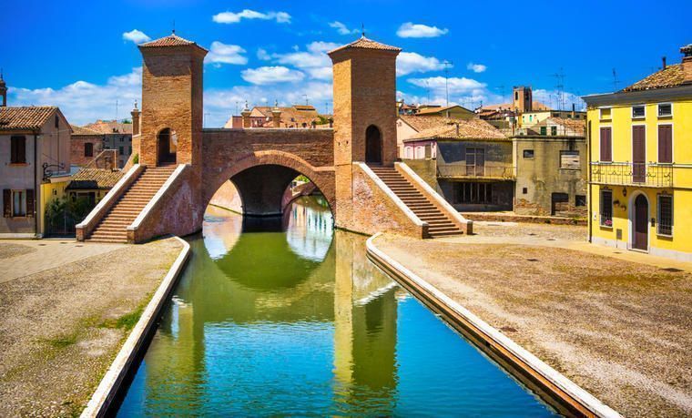 Comacchio i Emilia Romagna