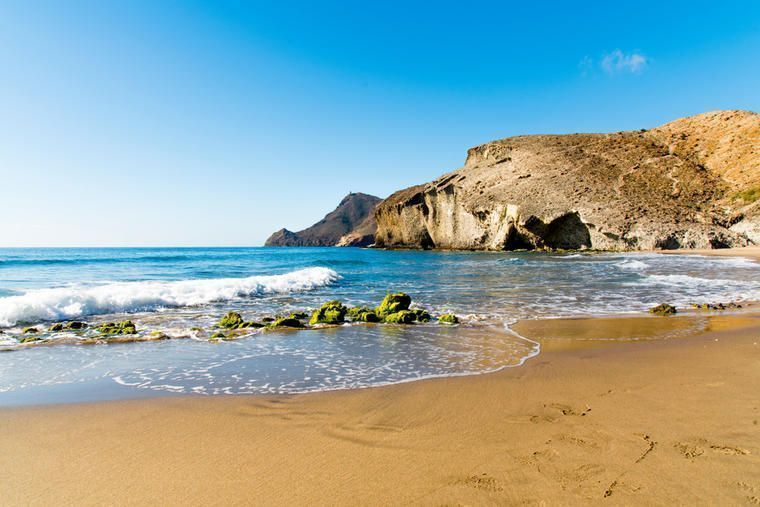 Strand i Almeria, Andalusien
