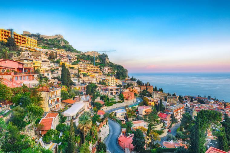 Taormina på Sicilien, Italien