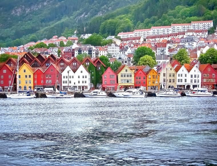 Ta en dagsutflykt till Bergen i Hordaland
