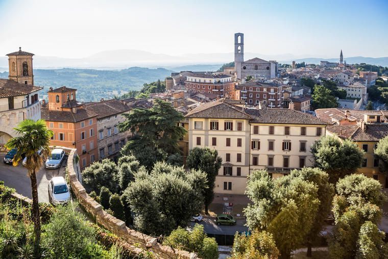 Perugia i Umbrien, Italien