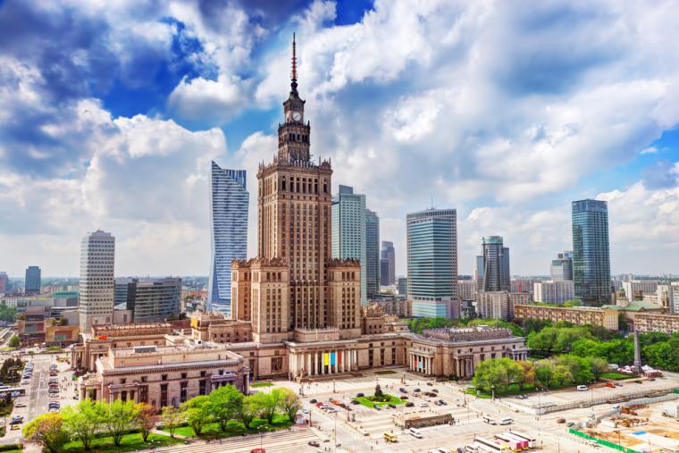 Stettin i Polen Semester Warszawa Polen