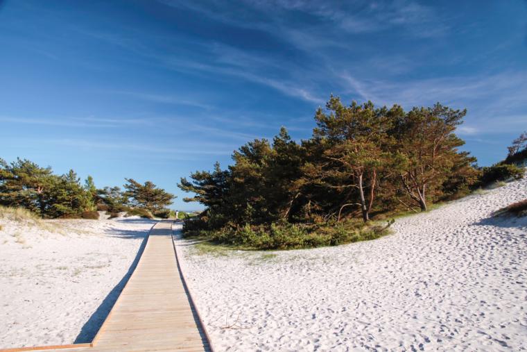 Dueodde strand på Bornholm