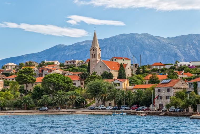 By på Brac i Kroatien