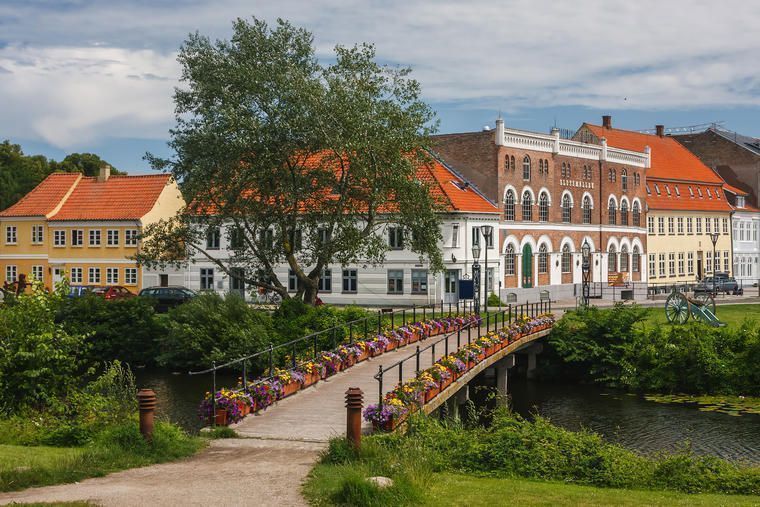 Nyborg på östra Fyn