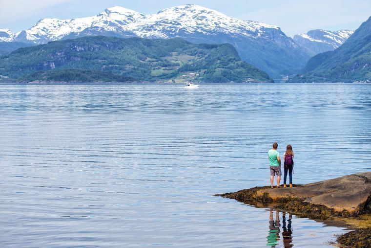 Semester vid Hardangerfjorden i Hordaland