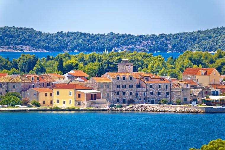 Hus i Krapanj, Sibeniks skärgård