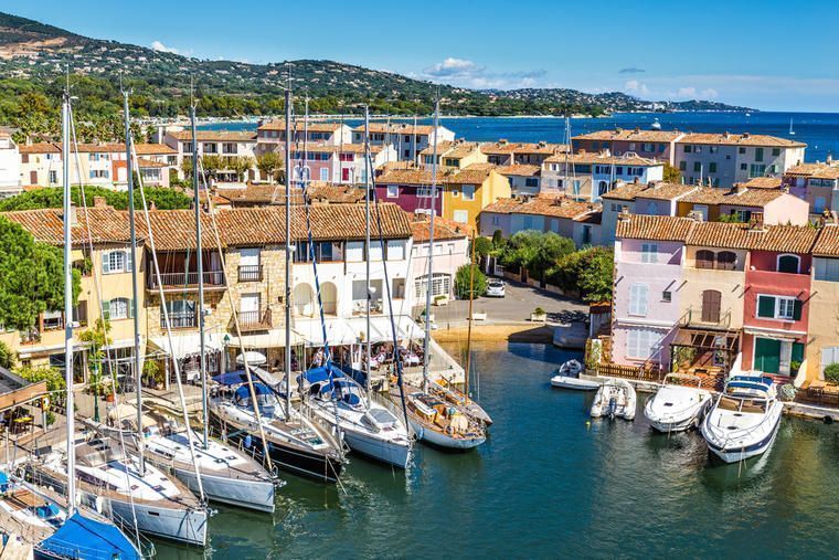 Port Grimaud på franska rivieran