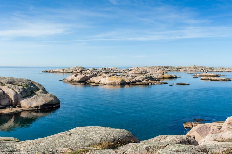 Havet vid Smögen på Västkusten