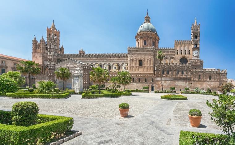 Katedral i Palermo på Sicilien