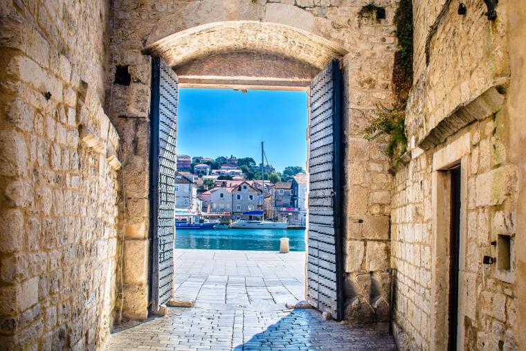 Trogir i Dalmatien, Kroatien