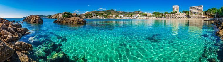 Strand nära Palma de Mallorca