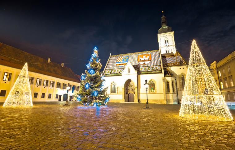 Torg i Zagreb, Kroatien
