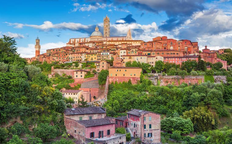 Siena i Toscana