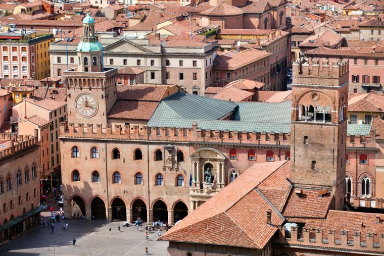 Staden Bologna i Emilia-Romagna