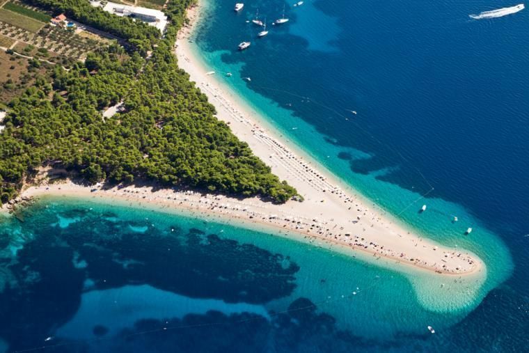 Besök Zlatni rat från din semesterbostad i Makarska