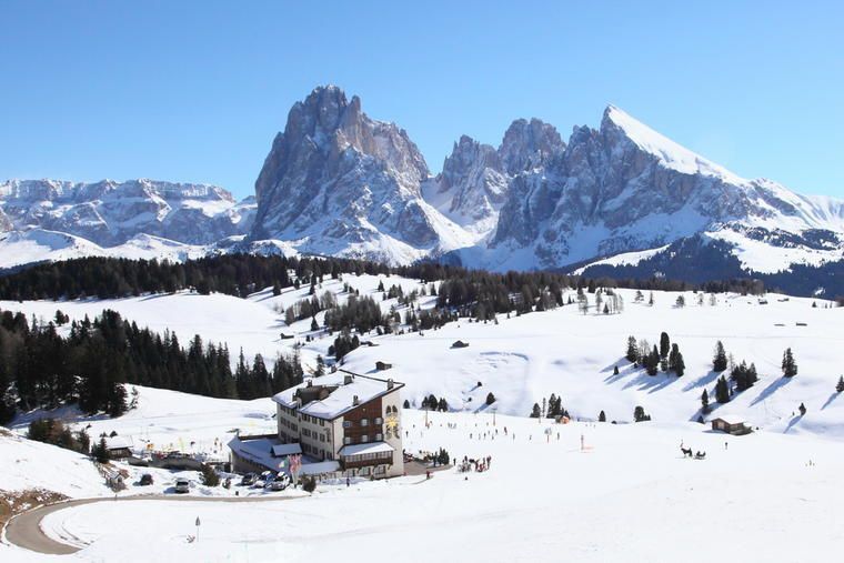 Skidsemester i Dolomiterna