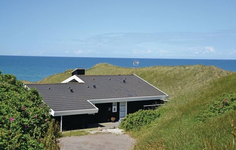 Stuga vid Tornby strand nära Hirtshals