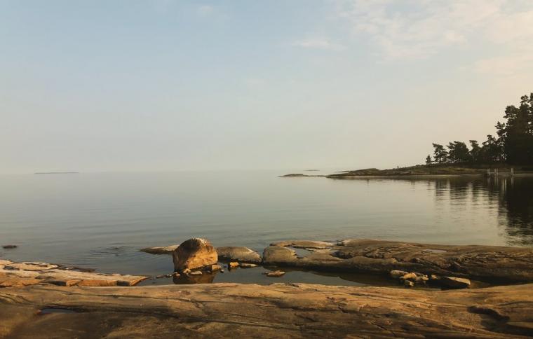 Sjöutsikt i Hammarö, Värmland