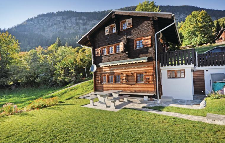 En av alla stugor i Schweiz
