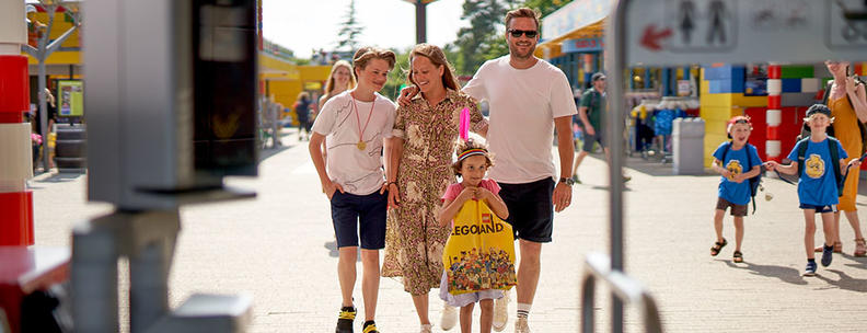 Familj på LEGOLAND